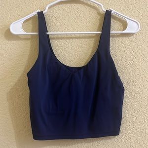 dark blue soft tank top from aerie
